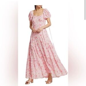 LOVESHACKFANCY Women’s Pink Jessie Dress